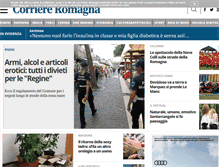 Tablet Screenshot of corriereromagna.it